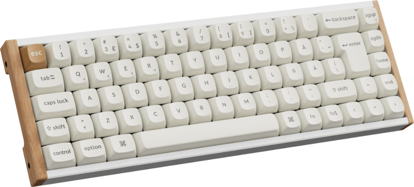 Keychron K6 HE Special Edition Kablet og trådløs Gateron 2.0 Purple Magnetic Nordisk Tastatur