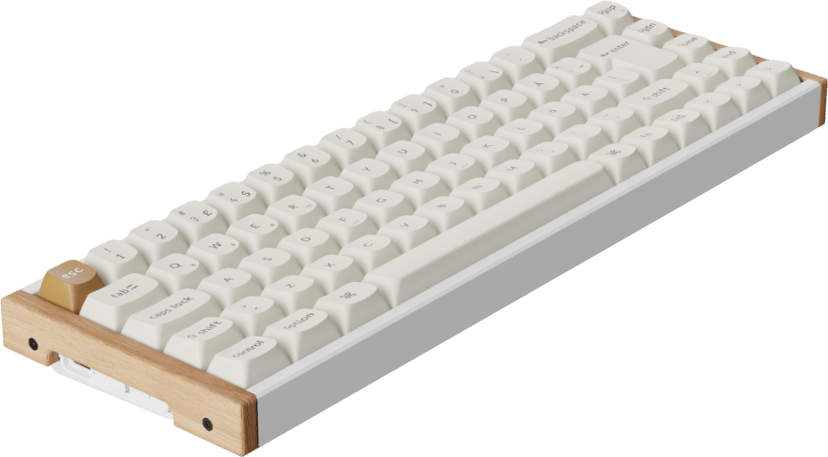 Keychron K6 HE Special Edition Kablet og trådløst Gateron 2.0 Purple Magnetic Nordisk Tastatur