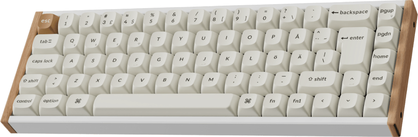 Keychron K6 HE Special Edition Trådbunden och trådlös Gateron 2.0 Purple Magnetic Nordisk Tangentbord