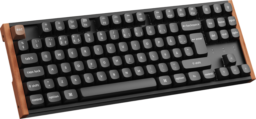 Keychron K8 HE Special Edition Kablet og trådløs Gateron 2.0 Purple Magnetic Nordisk Tastatur