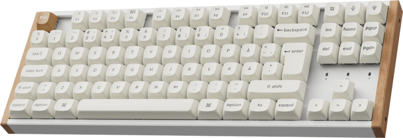 Keychron K8 HE Special Edition Kablet og trådløst Gateron 2.0 Purple Magnetic Nordisk Tastatur