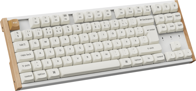 Keychron K8 HE Special Edition Kablet og trådløs Gateron 2.0 Purple Magnetic Nordisk Tastatur