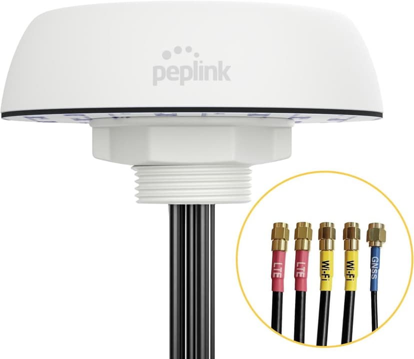 PEPLINK Mobility 22G udendørs antenne til mobilnet/WiFi/GPS hvid