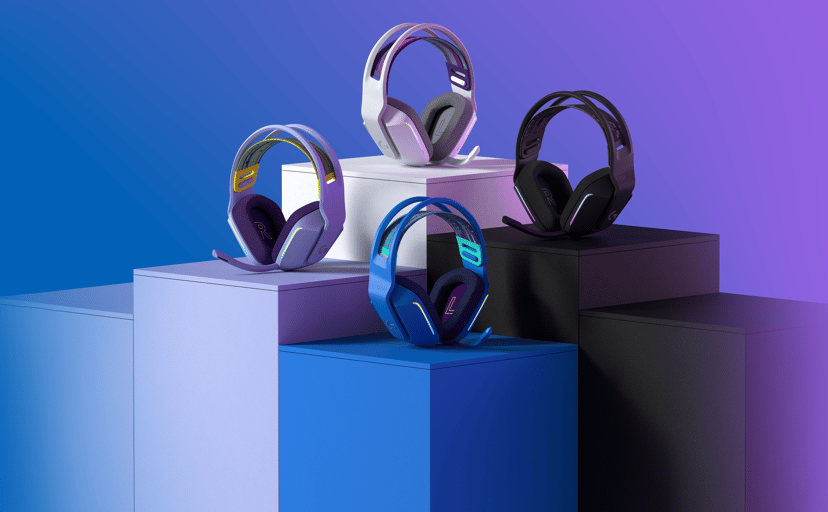 Logitech G733 Lightspeed Wireless RGB Gaming Headset Stereo Blå