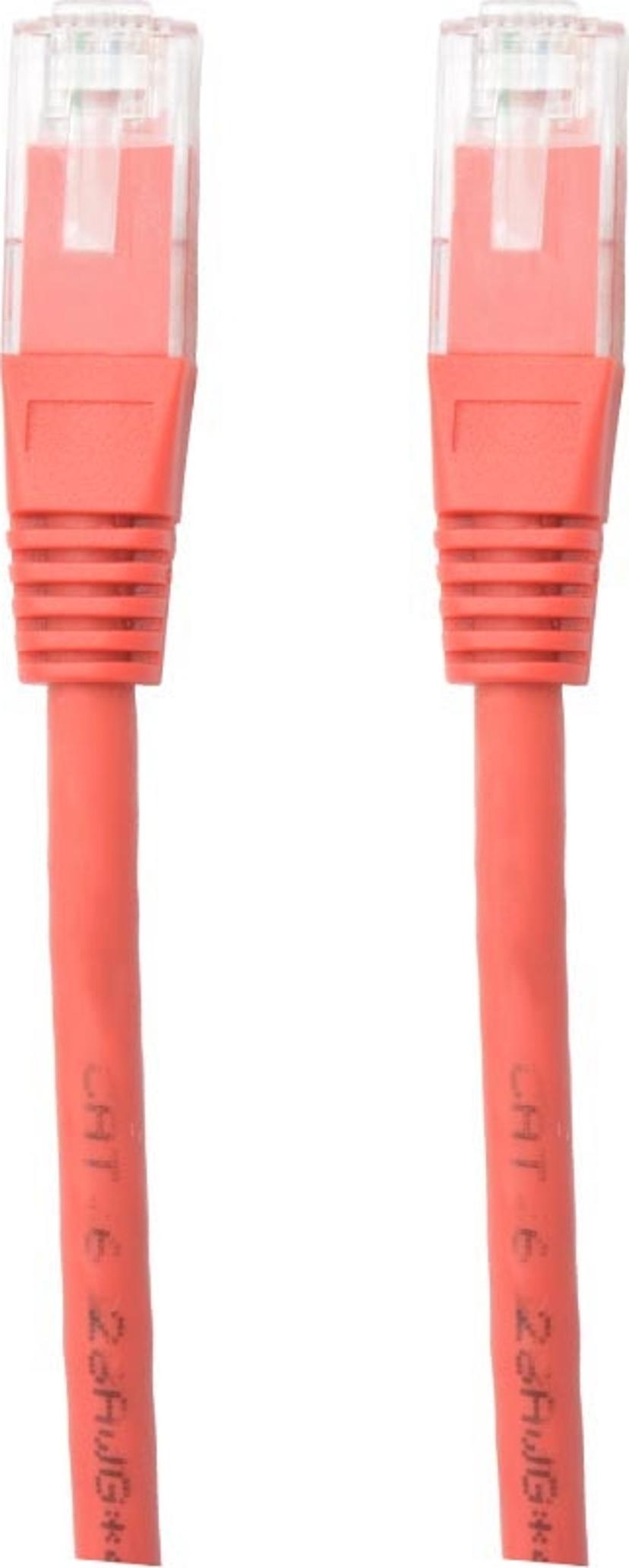Prokord Nettverkskabel LSZH RJ-45 Cat 6 2.5m Rød