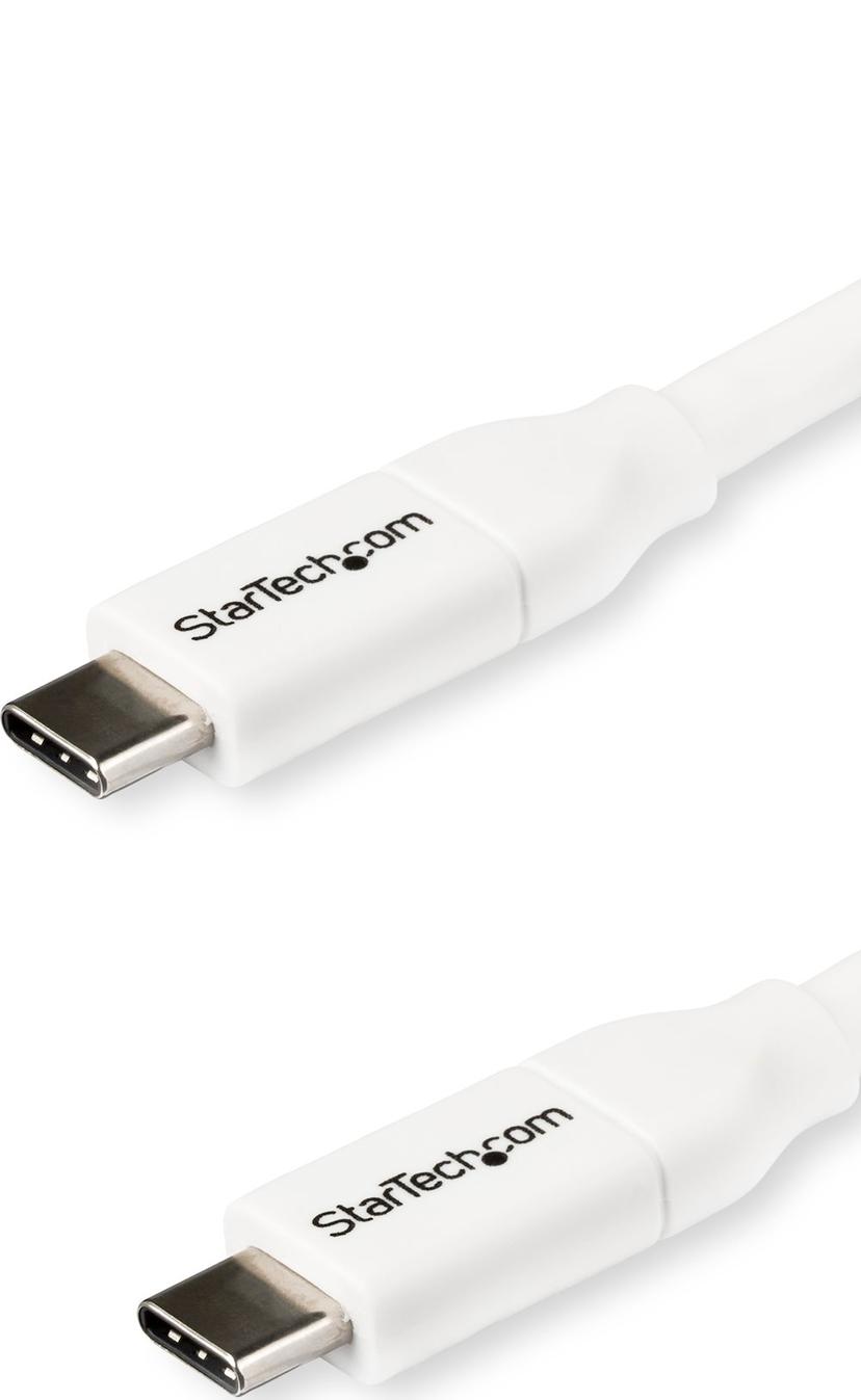 Startech Charge USB-C Cable 100W (USB 2.0) 2m USB-C USB-C Hvid