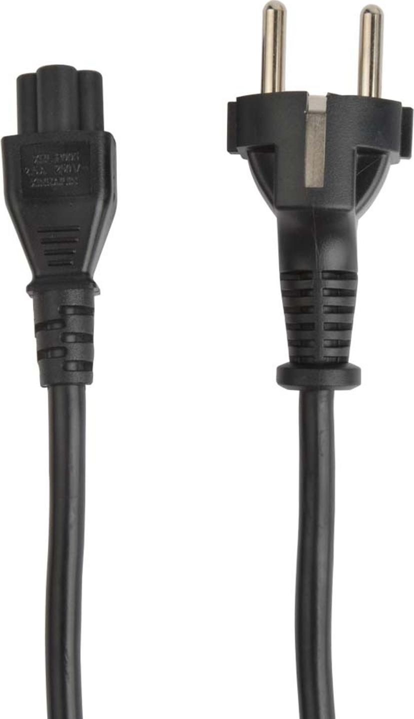 Prokord Strömkabel 1m CEE7/7 C5 Svart