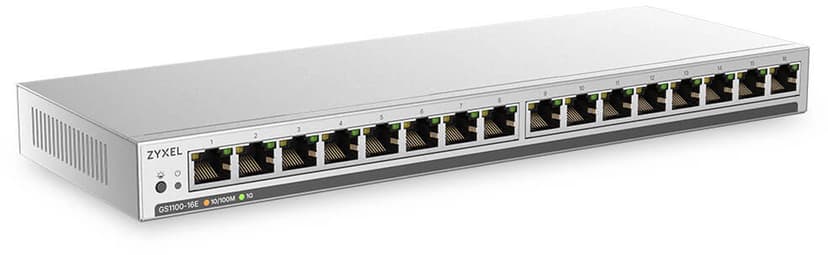 Zyxel GS1100-16E 16-porters Gigabit Slim switch