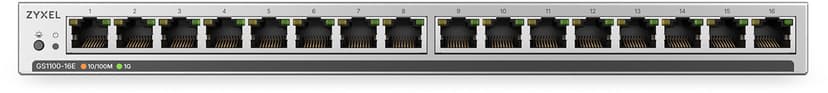 Zyxel GS1100-16E 16-portars Gigabit Slim-switch 3-pack