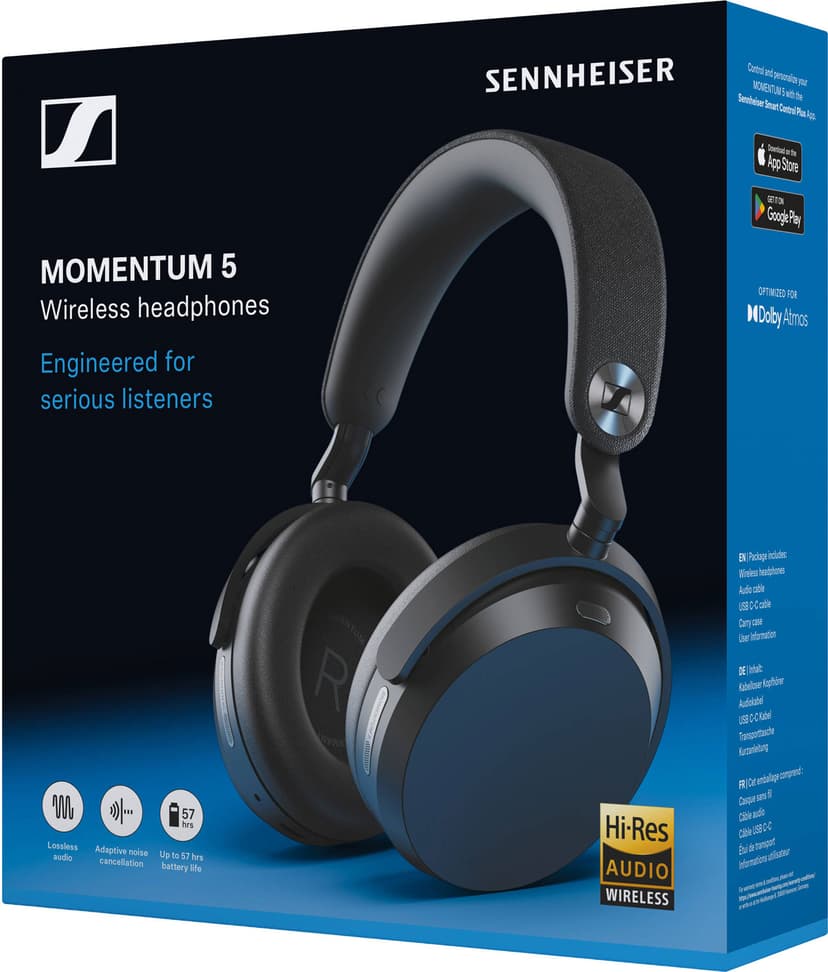 SENNHEISER Momentum 5 - Sort Stereo Sort