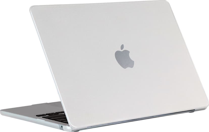Cirafon Slim Case för MacBook Air 13" (M2/M3/M4/M5) 13" Polykarbonat Ljusgrå, Transparent