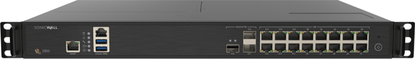 Sonicwall NSa 2800 TotalSecure Advanced Edition Maskinvarebrannmur High Availability (HA) Enhet