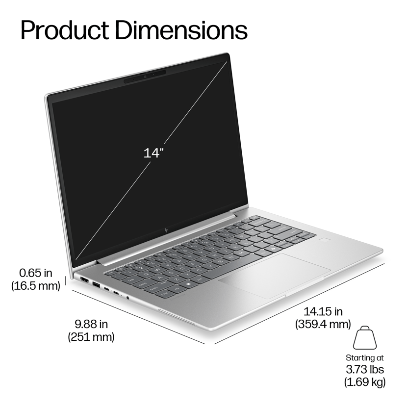 HP EliteBook 6 G2i 14 Intel Core 5 16GB 512GB 14"