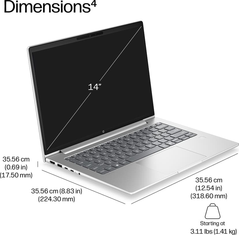HP ProBook 4 G2a 14 AMD Ryzen 5 16GB 512GB 14"