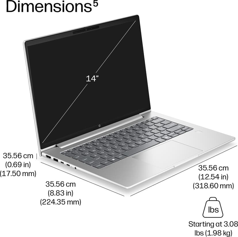 HP ProBook 4 G2i 14 Intel Core Ultra 5 16GB 512GB 14"