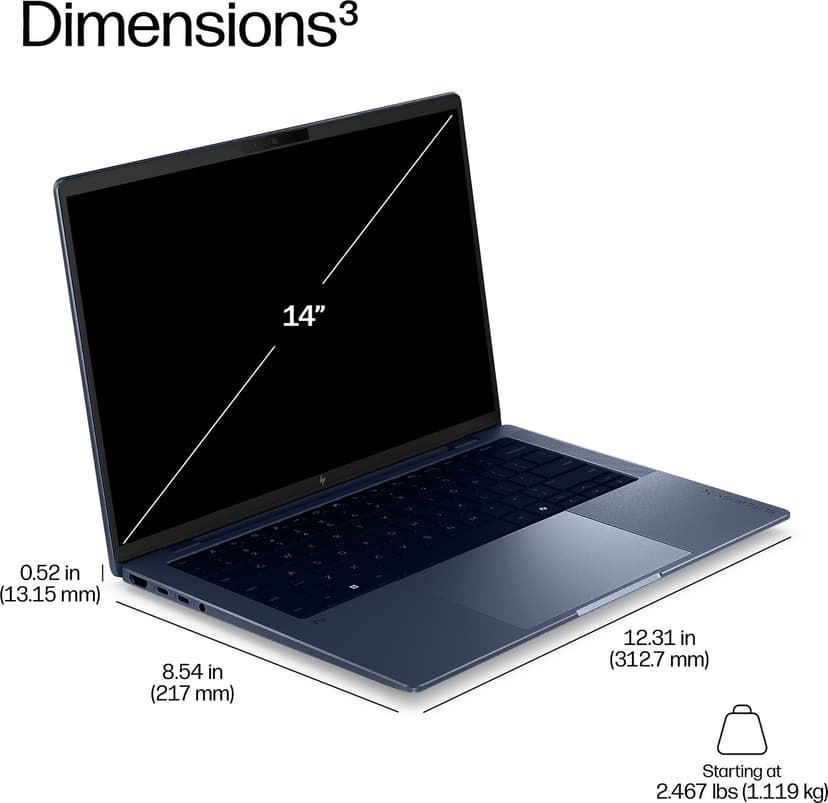 HP EliteBook X G2a 14 AMD Ryzen AI 5 32GB 512GB 14"
