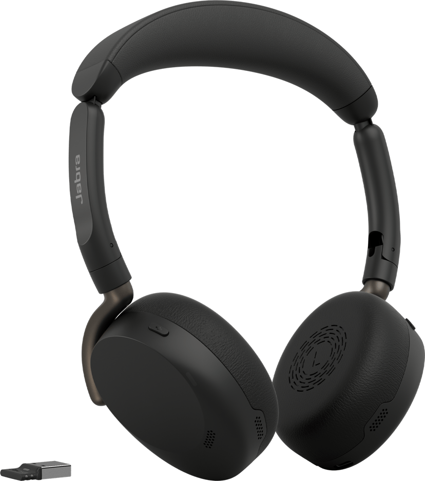 Jabra Evolve3 65 Flex incl Charging Pad Stereo USB-A UC Svart