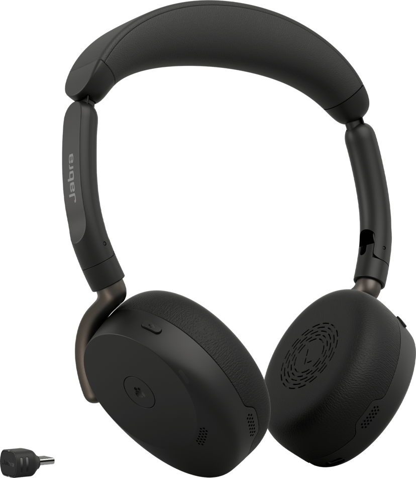 Jabra Evolve3 65 Flex incl Charging Pad Stereo USB-C Microsoft Teams Sort