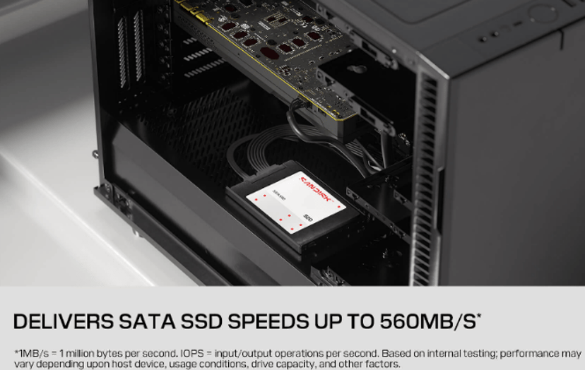 SanDisk 500 500GB SSD 2,5" SATA 6.0 Gbit/s