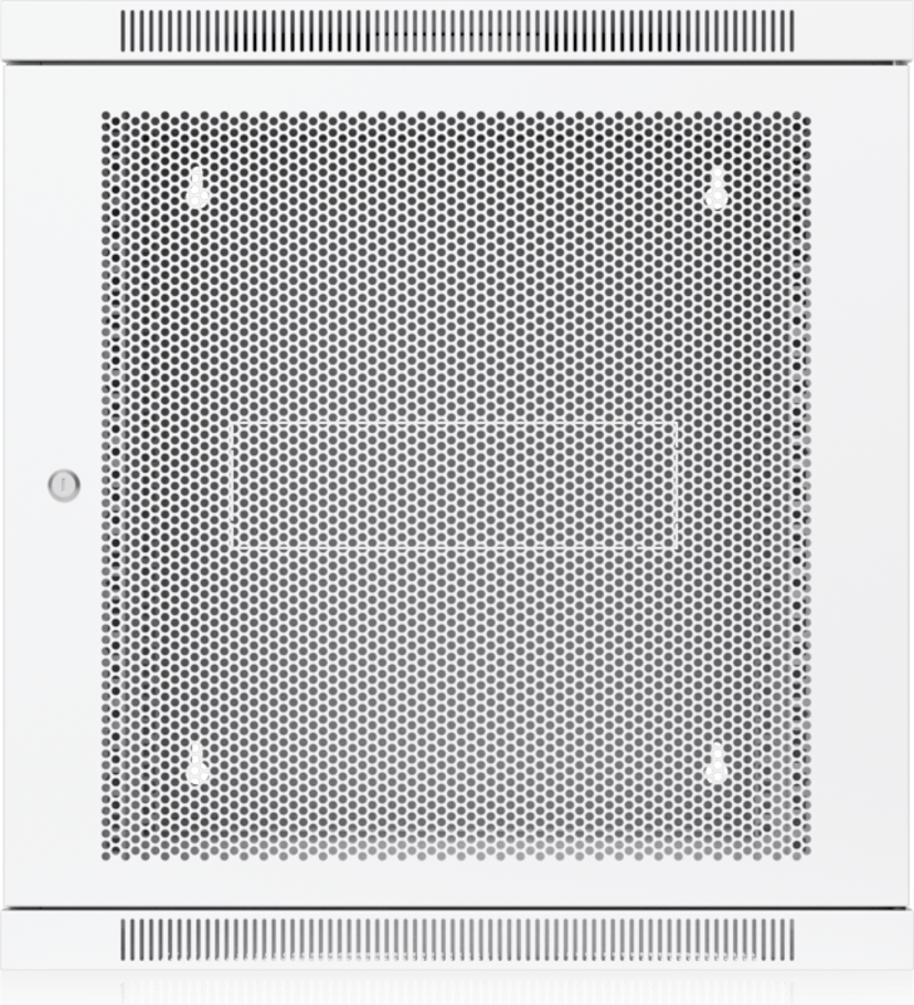 Ubiquiti 19" Rack Cabinet 12 U 70 cm Med Perforeret Frontdør Og Svingbar Bagdør