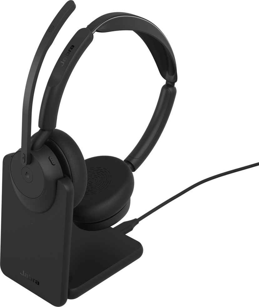 Jabra Jabra Evolve3 45 incl Stand Stereo USB-C Microsoft Teams Svart