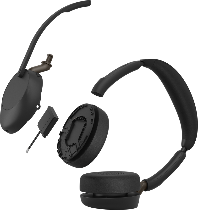 Jabra Evolve3 65 Stereo USB-A UC Svart