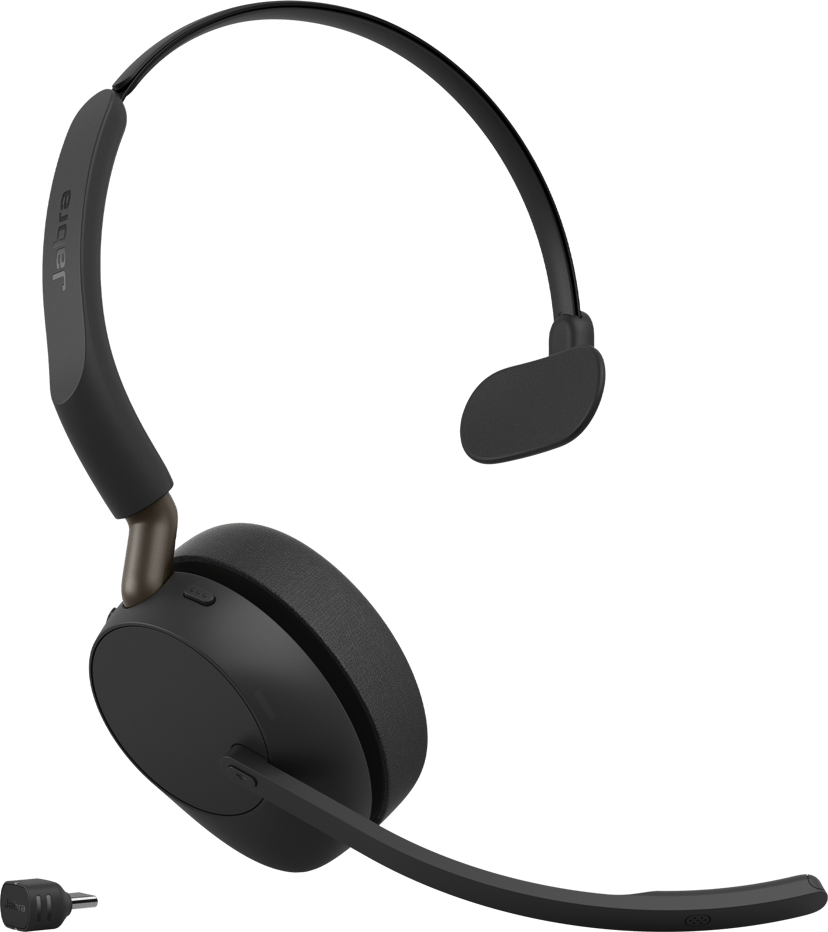 Jabra Evolve3 65 Mono USB-C UC Svart