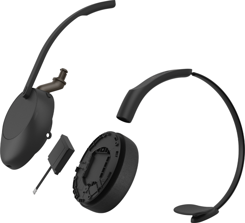 Jabra Evolve3 65 Mono USB-C UC Svart
