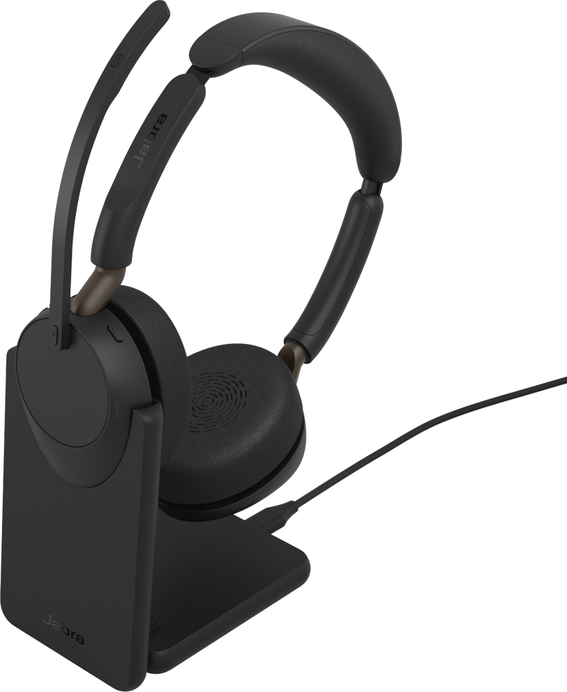 Jabra Evolve3 65 incl Stand Stereo USB-C UC Svart