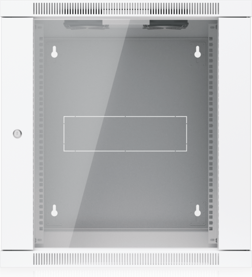 Ubiquiti 19" Rack Cabinet 12 U 70 cm Met Glazen Deur En Uitslaande Achterdeur
