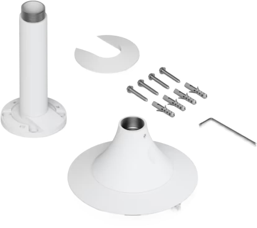 Ubiquiti AI Multi Sensor 4 Kamera Pendelbeslag Hvid