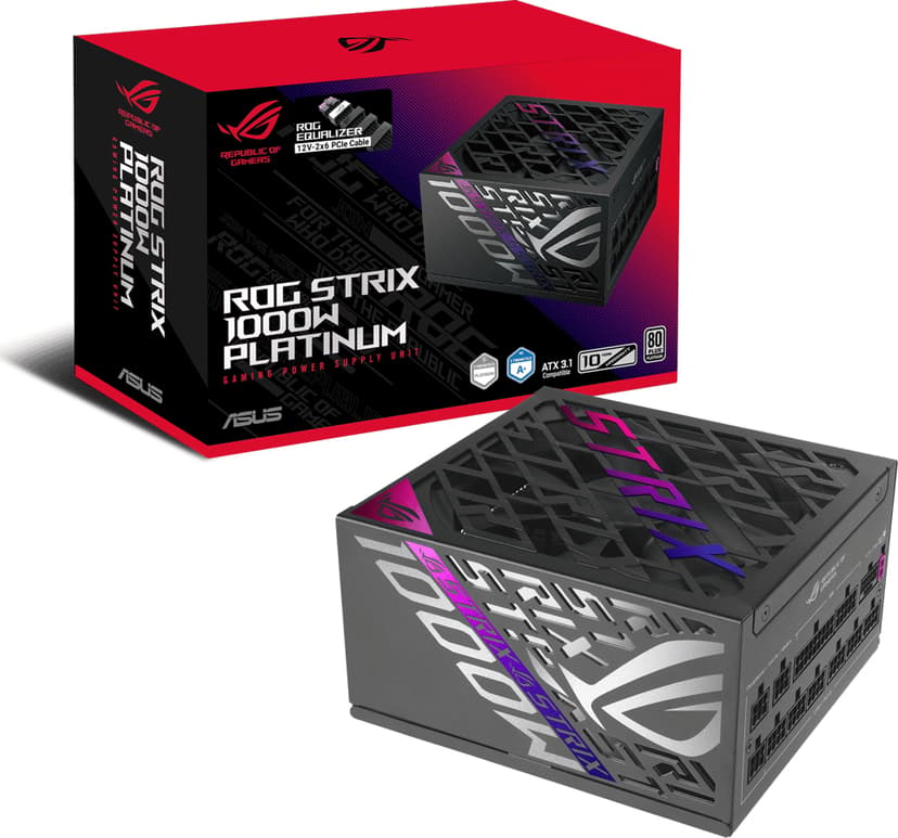 ASUS ROG Strix (ROG Equalizer) 1000W ATX 80+ Platinum Nätaggregat