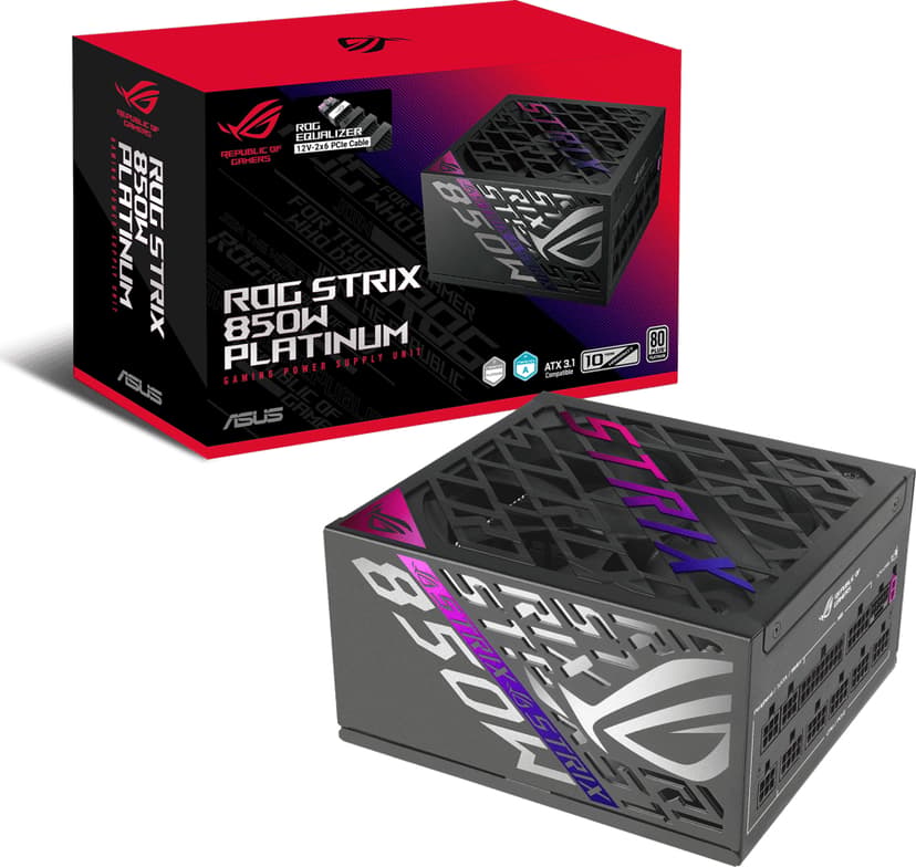 ASUS ROG Strix (ROG Equalizer) 850W ATX 80+ Platinum Nätaggregat