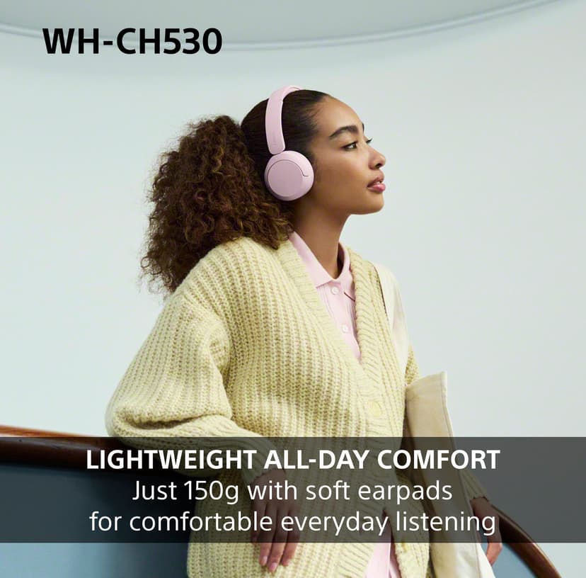 Sony WH-CH530 Stereo Rosa