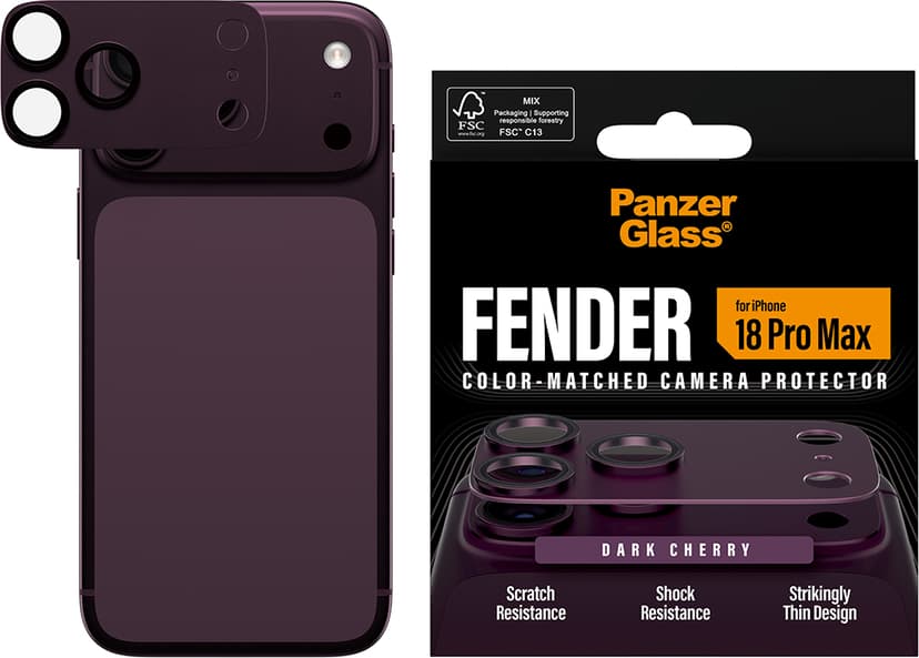 Panzerglass Fender Camera Protector Cherry iPhone 18 Pro Max