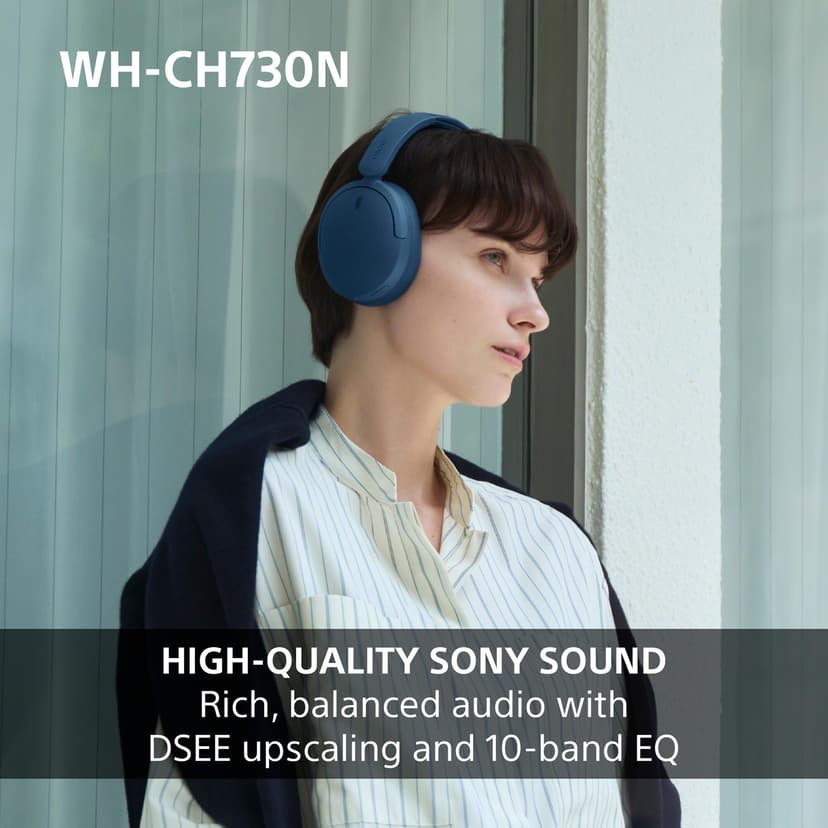 Sony WH-CH730N Stereo Blå