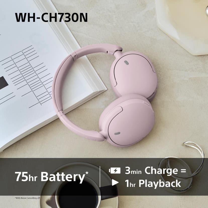 Sony WH-CH730N Stereo Svart