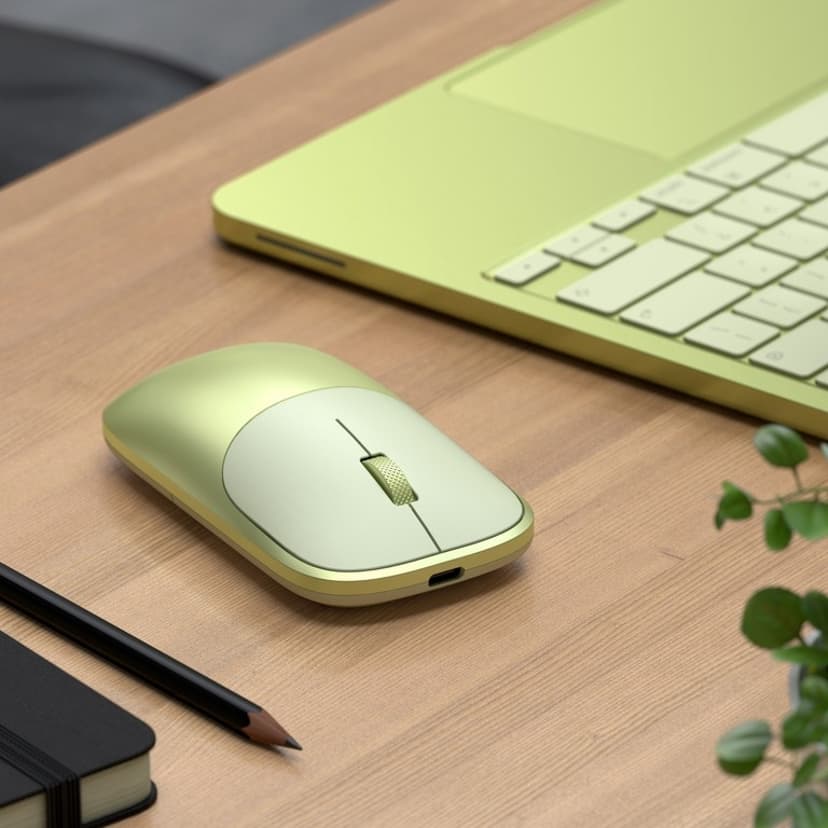 Satechi Slim EX RF trådløs + Bluetooth Mus Grønn