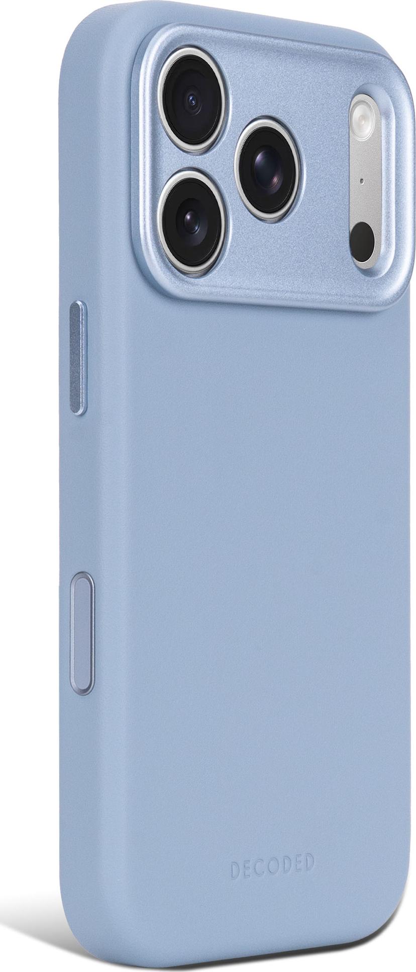 Decoded Leather Backcover iPhone 18 Pro Max Blå