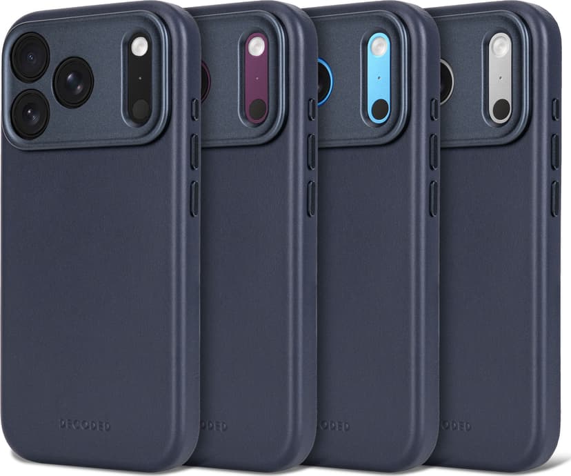 Decoded Leather Backcover iPhone 18 Pro Max Middernacht