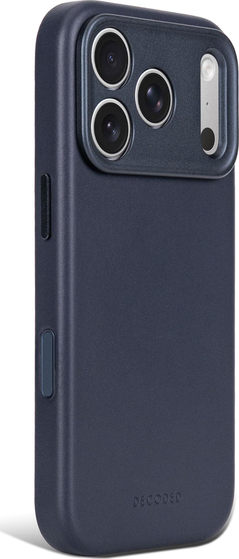 Decoded Leather Backcover iPhone 18 Pro Middernacht