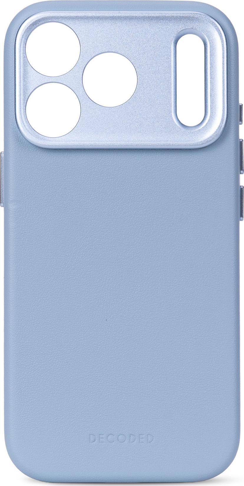Decoded Leather Backcover iPhone 18 Pro Max Blå