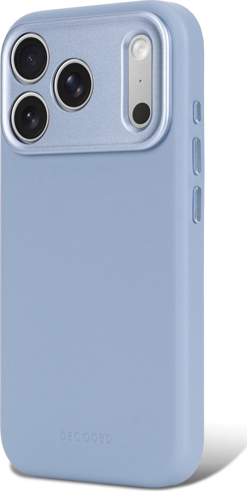 Decoded Leather Backcover iPhone 18 Pro Max Blå