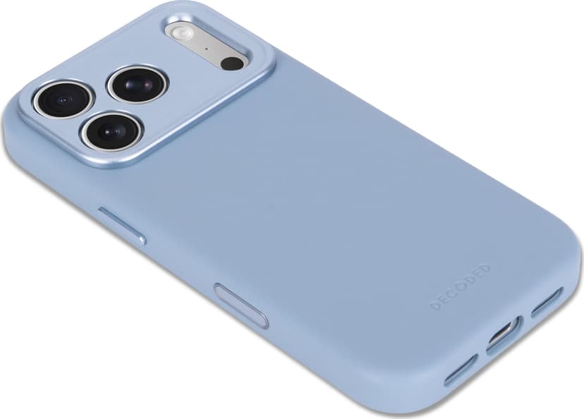 Decoded Leather Backcover iPhone 18 Pro Max Blauw