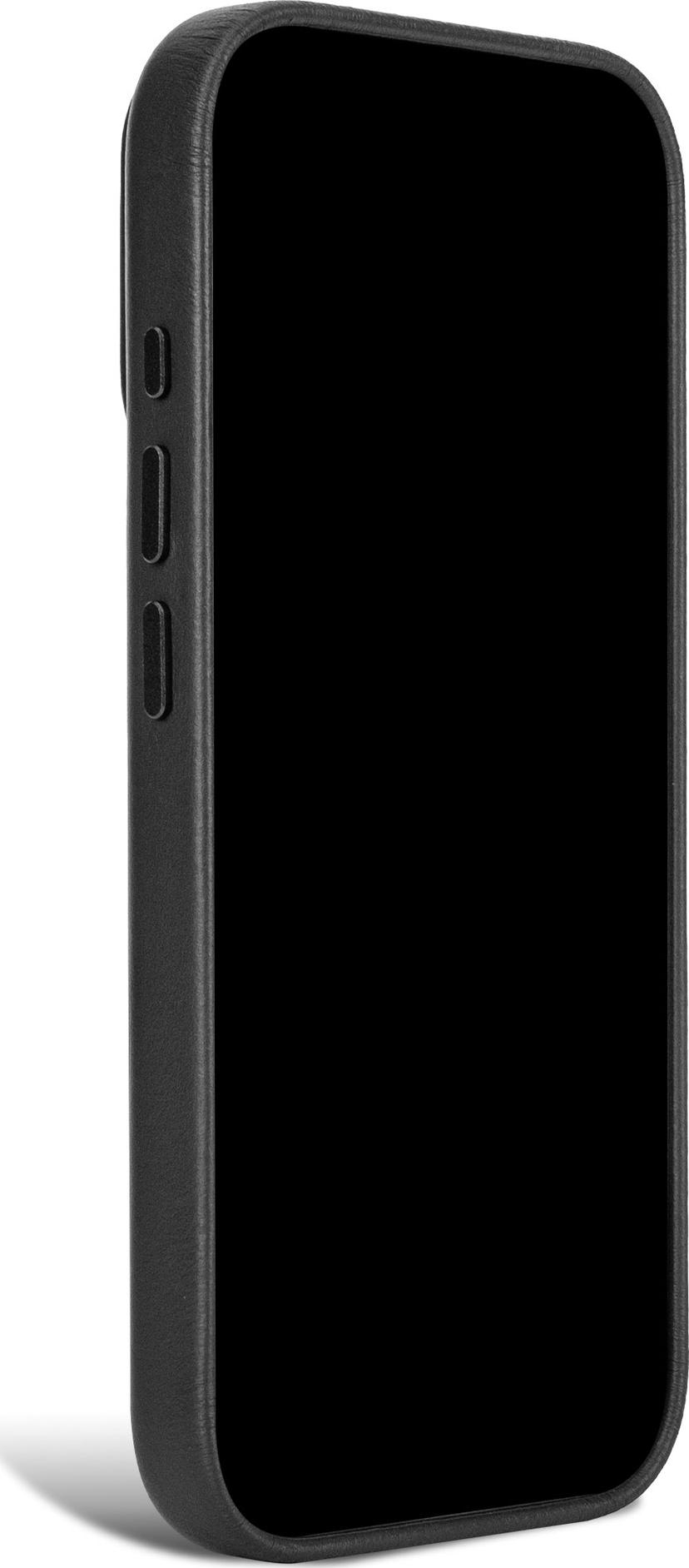 Decoded Leather Backcover iPhone 18 Pro Max Svart