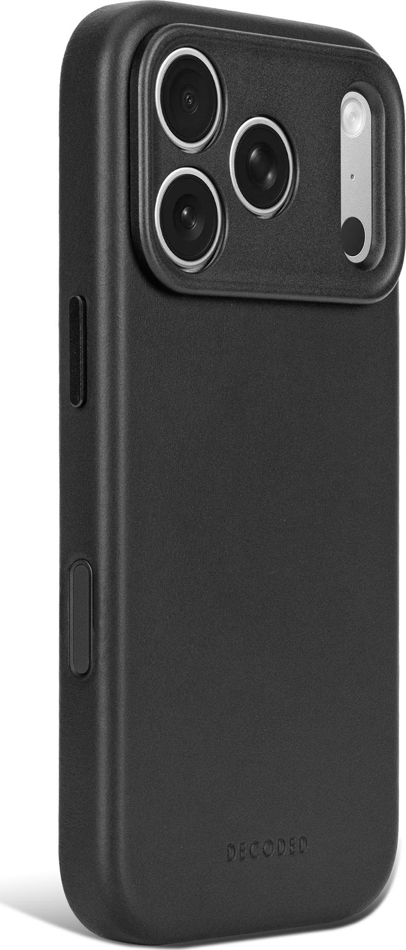 Decoded Leather Backcover iPhone 18 Pro Max Svart