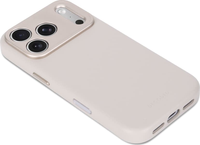 Decoded Leather Backcover iPhone 18 Pro Max Taupe / brun