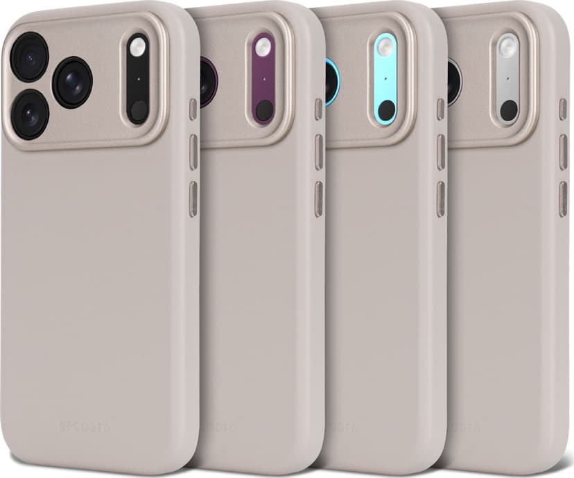 Decoded Leather Backcover iPhone 18 Pro Max Taupe / brun
