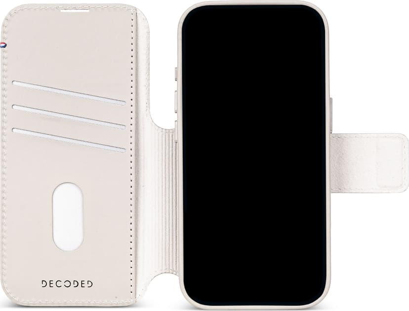 Decoded Leather Detachable Wallet iPhone 18 Pro Taupe / brun