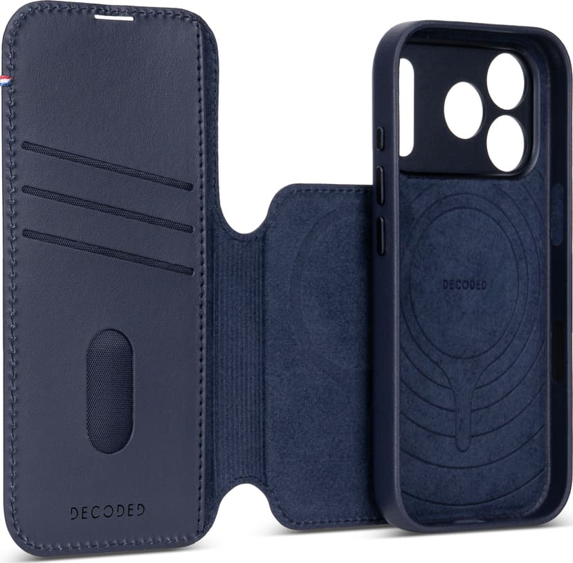 Decoded Leather Detachable Wallet iPhone 18 Pro Middernacht
